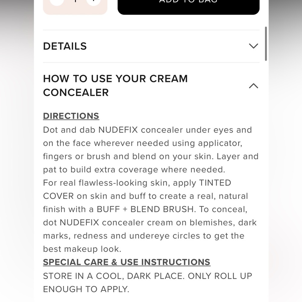 NUDESTIX Nude 6 concealer - Picture 13 of 15